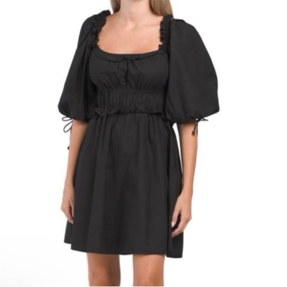 House of Harlow Puff Sleeve Mini Dress